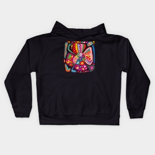 Abstract floral Kids Hoodie